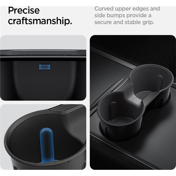 Spigen-Center-Console-Cup-Holder-Insert-Relaxed-Grip-vlozky-do-drzaku-napoju-Tesla-Model-Y-3