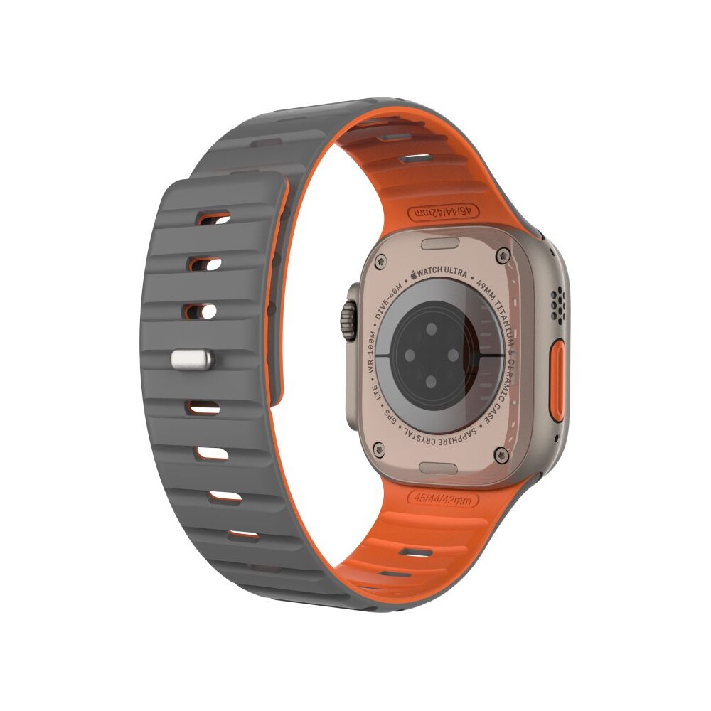 FIXED-Silicone-Magnetic-Strap-reminek-Apple-Watch-44-45-46-49mm-svetle-sedy