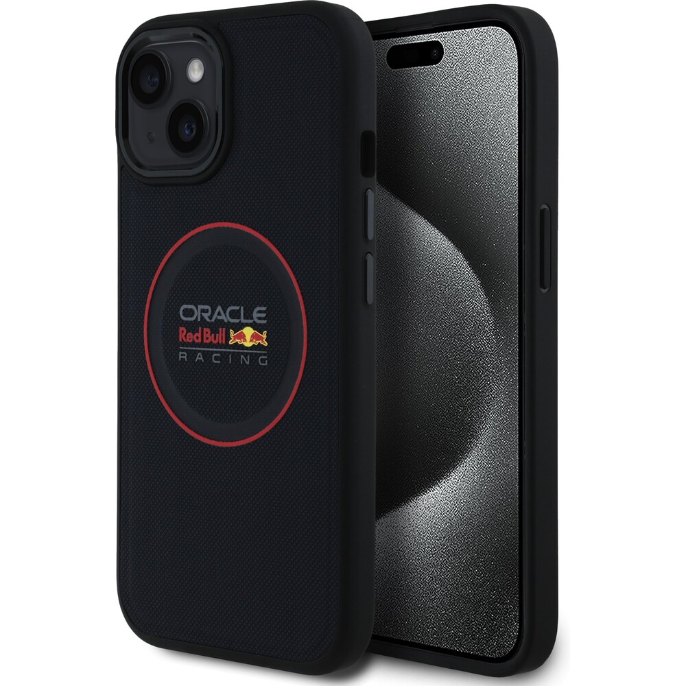 Oracle-Red-Bull-Racing-PU-Leather-Red-Ring-MagSafe-kryt-iPhone-15-modry