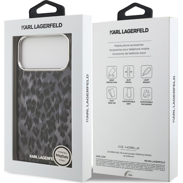 Karl-Lagerfeld-IML-Leopard-MagSafe-Zadni-Kryt-pro-iPhone-17-Pro-Max-sedy
