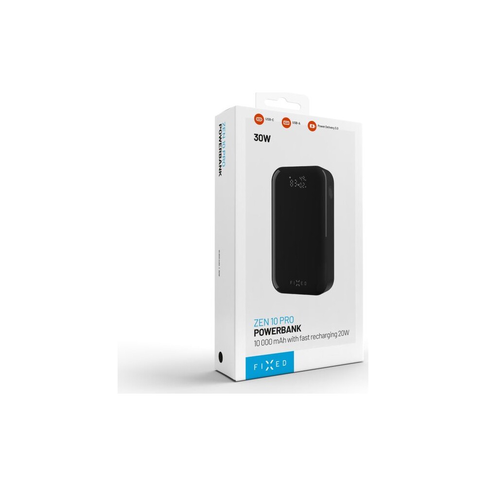 FIXED-Zen-10-Pro-powerbanka-s-LCD-displejem-30W-10-000-mAh-cerna