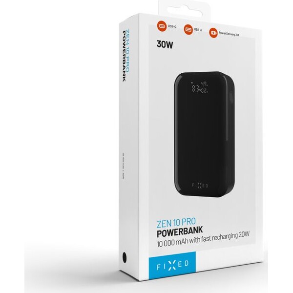 FIXED-Zen-10-Pro-powerbanka-s-LCD-displejem-30W-10-000-mAh-cerna