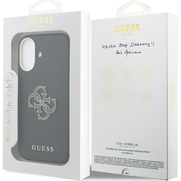 Guess-PU-Resin-Logo-kryt-iPhone-17-cerny