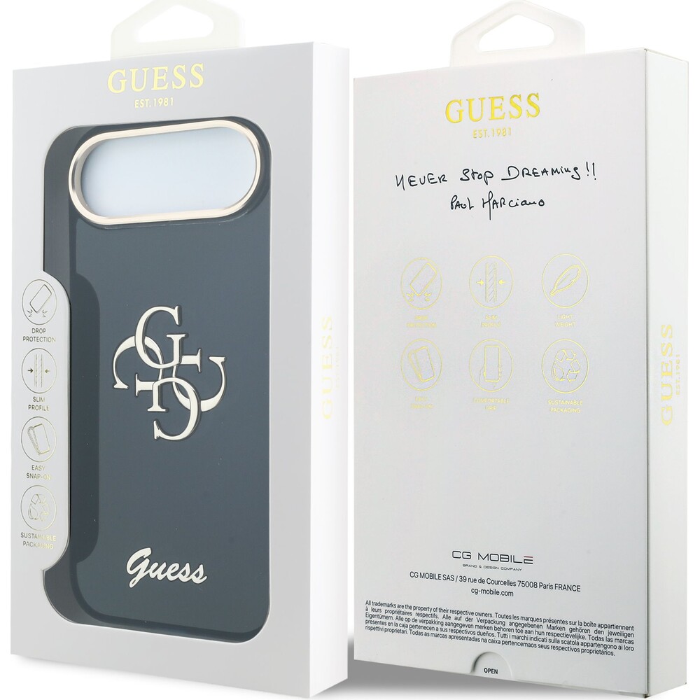 Guess-IML-4G-Script-Metal-Logo-kryt-iPhone-Air-modry