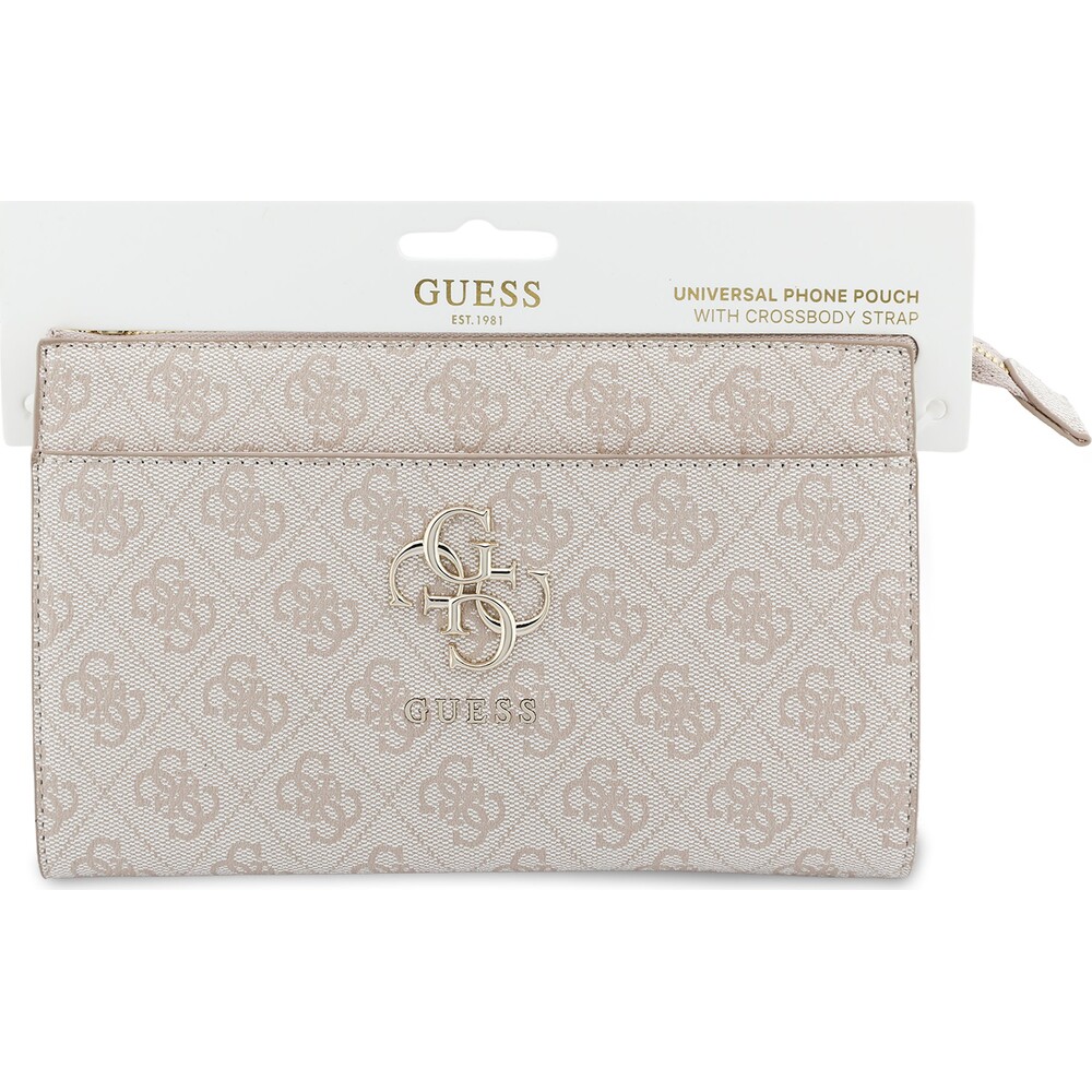 Guess-PU-4G-Metal-Logo-kabelka-na-telefon-ruzova