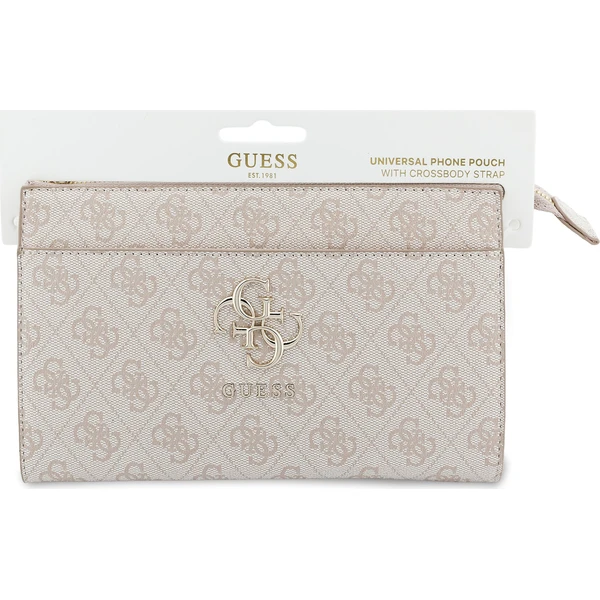 Guess-PU-4G-Metal-Logo-kabelka-na-telefon-ruzova