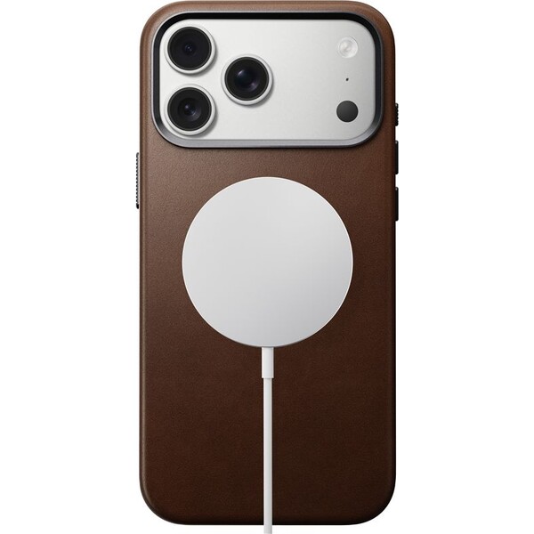 Nomad-Traditional-Leather-Case-MagSafe-kozeny-kryt-iPhone-17-Pro-Max-Brown