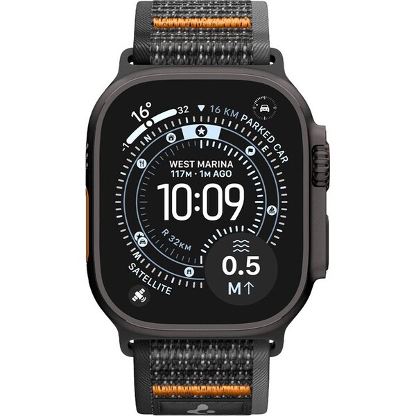 Spigen-Athlex-Air-2-Active-reminek-Apple-Watch-49-46-45-44mm-cerny-oranzovy
