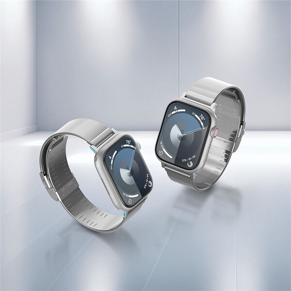 Spigen-Sleek-Link-reminek-Apple-Watch-49-46-45-44-42mm-stribrny