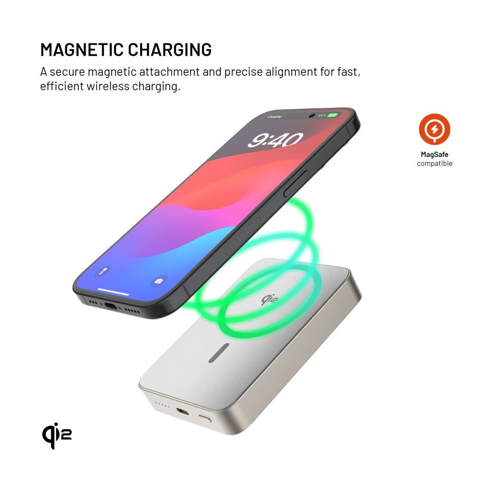 FIXED-MagZen-10-Crystal-MagSafe-Qi2-powerbanka-10000mAh-titanova