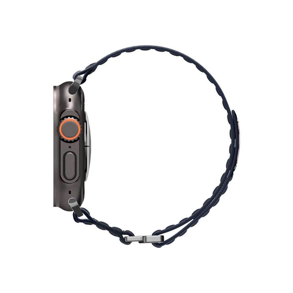 Spigen-Fabric-Band-reminek-hook-and-loop-Apple-Watch-49-46-45-44mm-namorne-modry