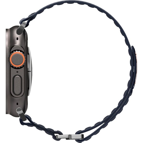Spigen-Fabric-Band-reminek-hook-and-loop-Apple-Watch-49-46-45-44mm-namorne-modry