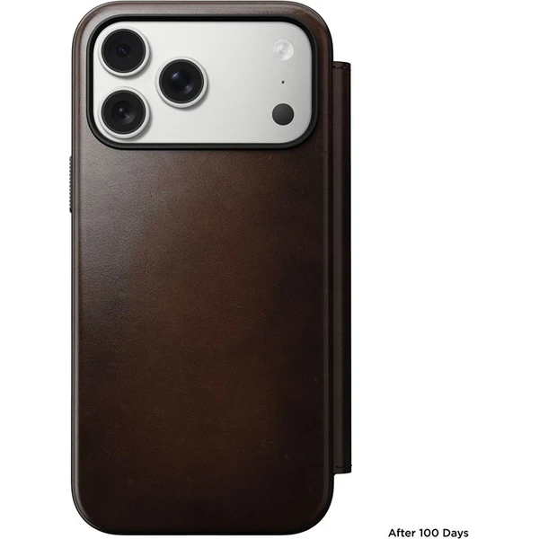 Nomad-Modern-Leather-Folio-Horween-MagSafe-kozene-pouzdro-iPhone-17-Pro-Max-Rustic-Brown