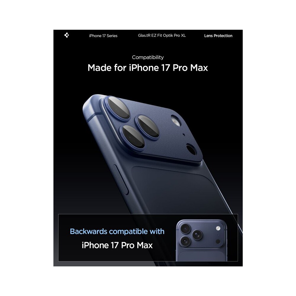 Spigen-Glass-tR-EZ-Fit-Optik-Pro-XL-sklo-na-fotoaparat-iPhone-17-Pro-Max-tmave-modre