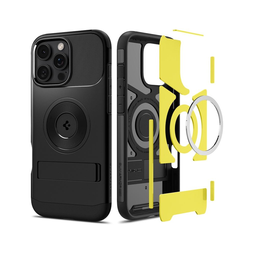 Spigen-Slim-Armor-MagSafe-kryt-iPhone-16-Pro-black