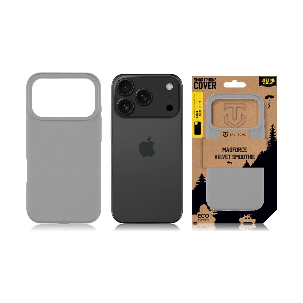 Tactical-MagForce-Velvet-Smoothie-kryt-Apple-iPhone-17-Pro-Foggy