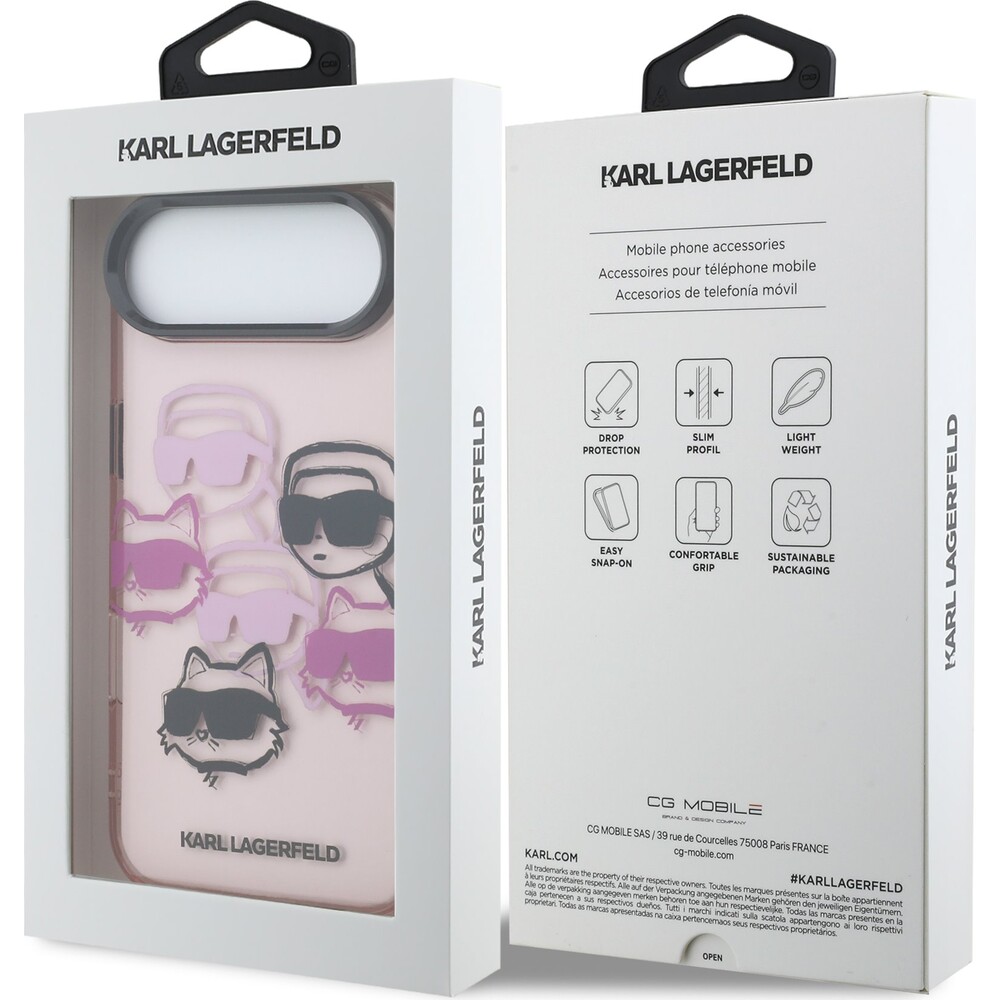 Karl-Lagerfeld-IML-Multi-K-CH-Heads-Zadni-Kryt-pro-iPhone-Air-ruzovy