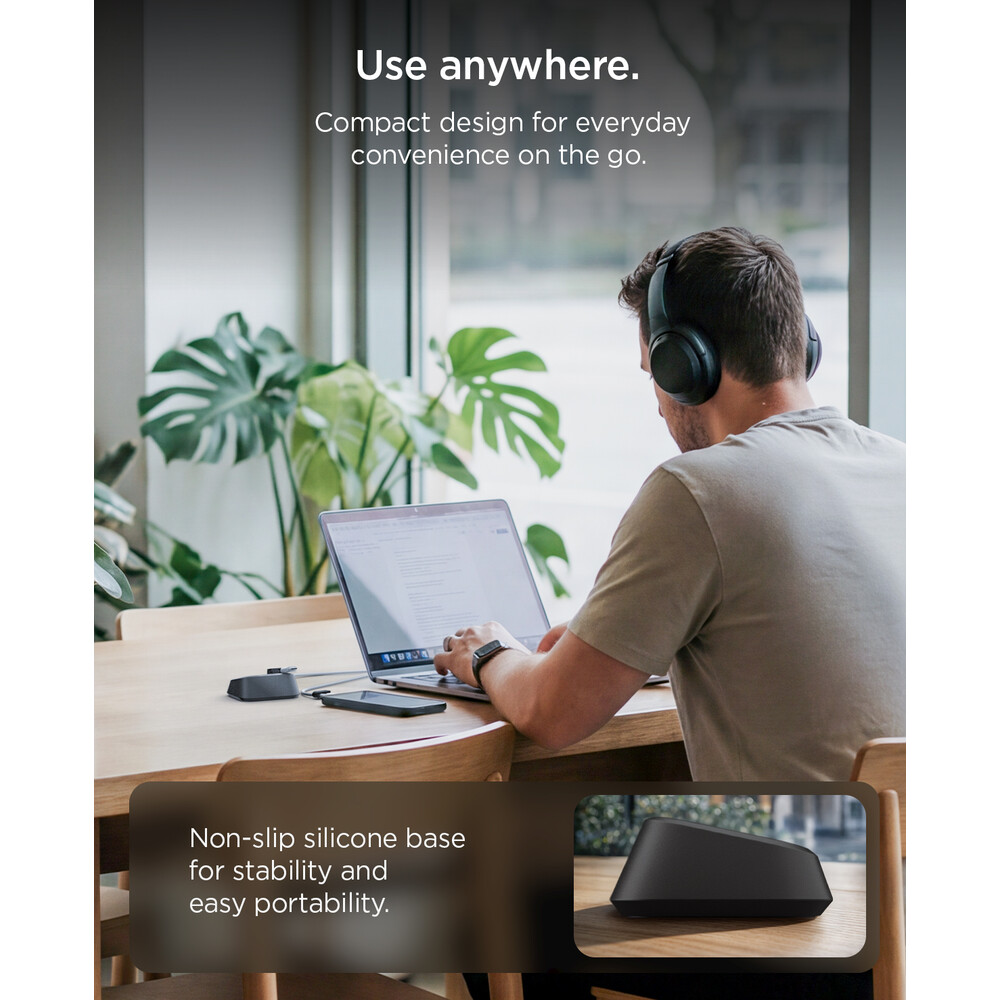 Spigen-Magnetic-Cable-Holder-magneticky-organizer-cerny