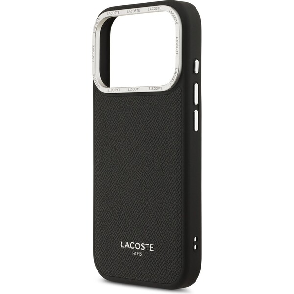 Lacoste-PU-Leather-Champs-Elysees-MagSafe-kryt-iPhone-17-Pro-cerny
