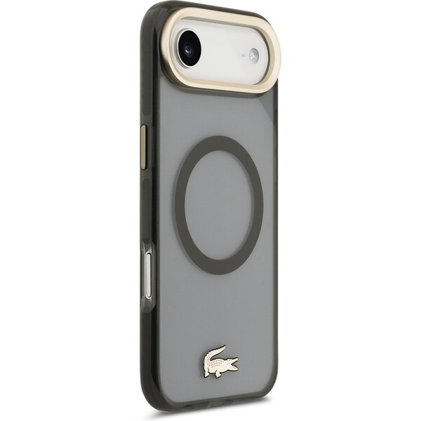 Lacoste-PC-TPU-Frosted-Finish-zlaty-Logo-MagSafe-kryt-iPhone-Air-cerny