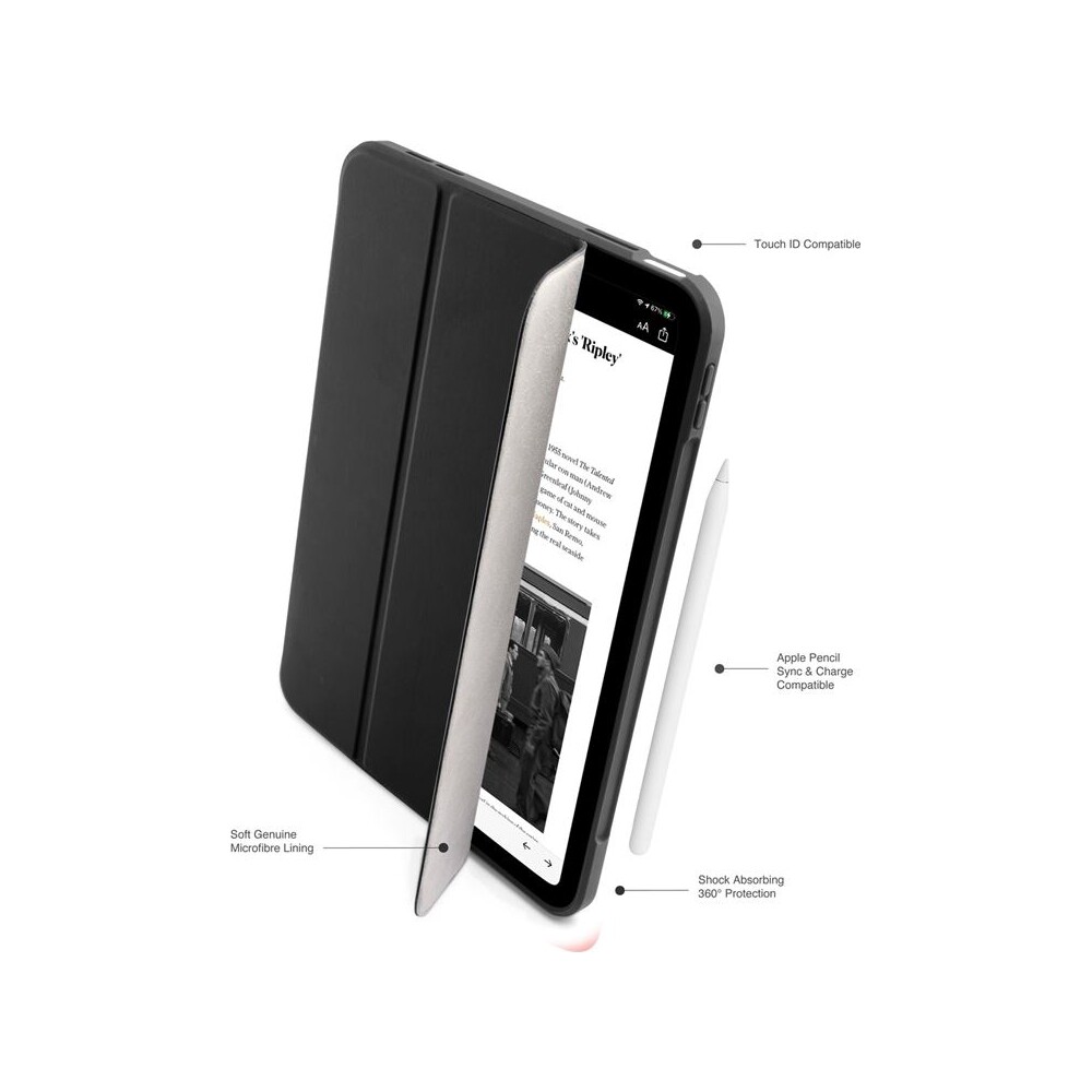 Pipetto-Origami-No7-Tri-Folio-pouzdro-iPad-11-2025-iPad-2022-cerne