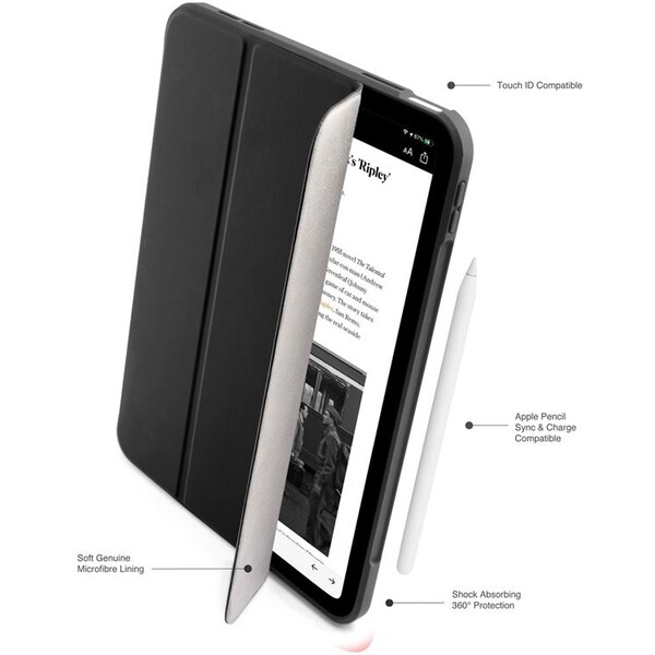 Pipetto-Origami-No7-Tri-Folio-pouzdro-iPad-11-2025-iPad-2022-cerne