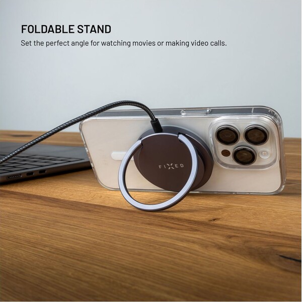 FIXED-MagPad-Pro-nabijecka-Qi2-MagSafe-se-stojankem-15W-seda