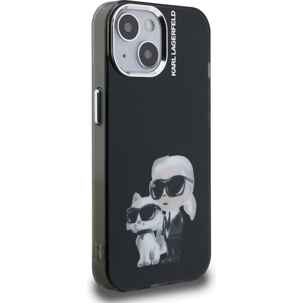 Karl-Lagerfeld-IML-Aquarelle-Karl-and-Choupette-kryt-iPhone-15-cerny