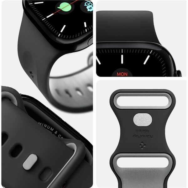 Spigen-Nano-Pop-Band-reminek-Apple-Watch-49-46-45-44mm-cerny-sedy