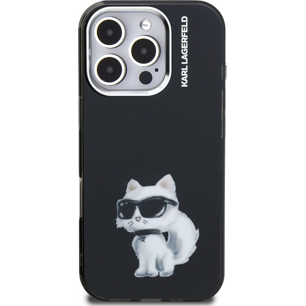 Karl-Lagerfeld-IML-Aquarelle-Choupette-kryt-iPhone-16-Pro-Max-cerny