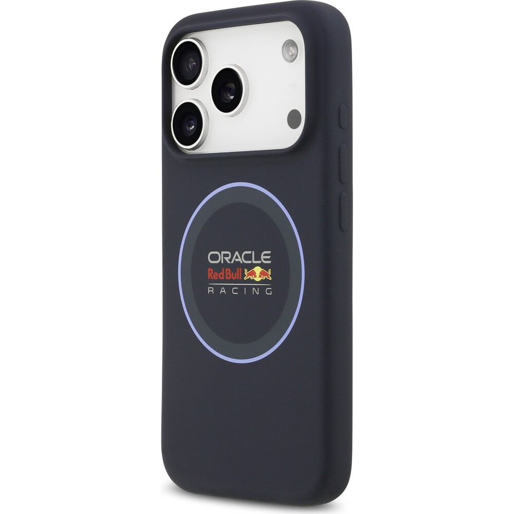 Oracle-Red-Bull-Racing-Silicone-Blue-Ring-MagSafe-kryt-iPhone-17-Pro-modry