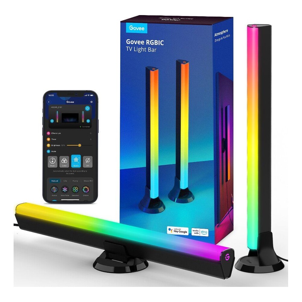 Govee-Smart-LED-RGBIC-panel-38cm-pro-TV-43-75-2ks