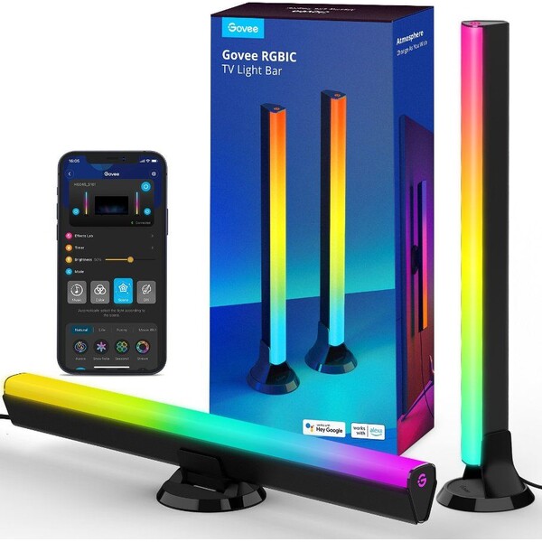 Govee-Smart-LED-RGBIC-panel-38cm-pro-TV-43-75-2ks