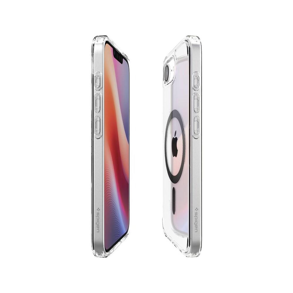 Spigen-Ultra-Hybrid-MagSafe-kryt-iPhone-17e-16e-clear-carbon-fiber