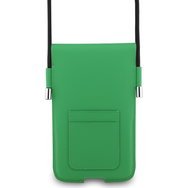 Lacoste-PVC-Iconic-Petit-Pique-Metal-Logo-kapsa-na-telefon-XL-zelena
