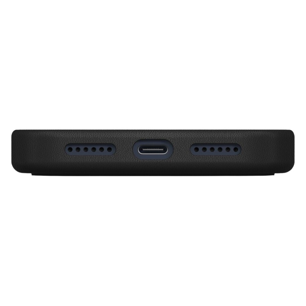 UNIQ-Lyden-Premium-Leatherette-MagClick-MagSafe-kryt-iPhone-17-Pro-Max-Dallas-Black