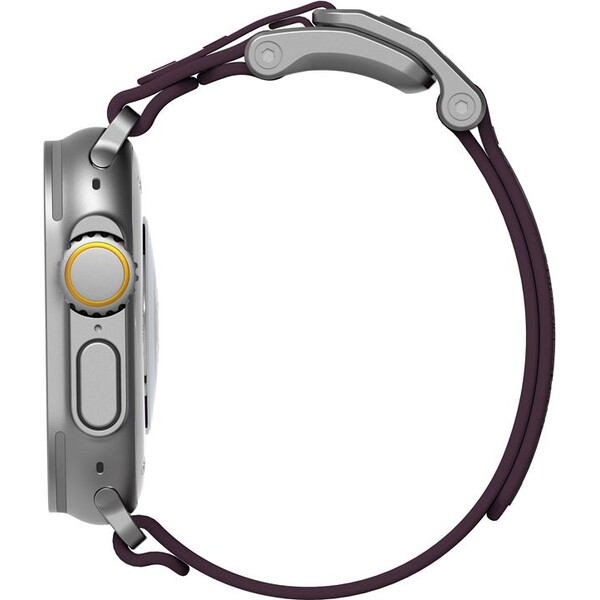 Aulumu-A11-Mag-Buckle-Slim-reminek-Apple-Watch-49-46-45-44-42mm-Silver-Buckle-Might-Purple-Strap