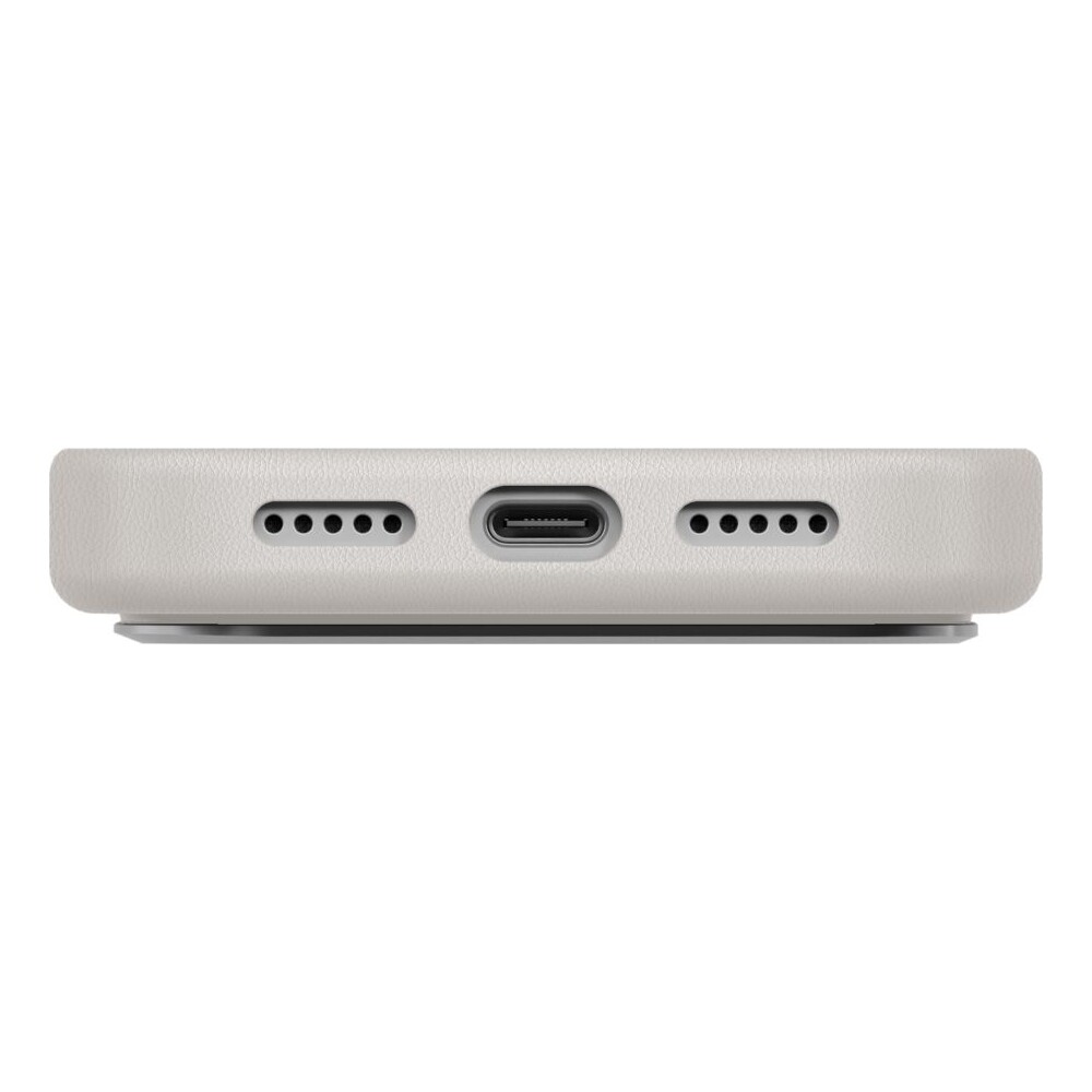 UNIQ-Lyden-Premium-Leatherette-MagClick-MagSafe-kryt-iPhone-17-Pro-Clay