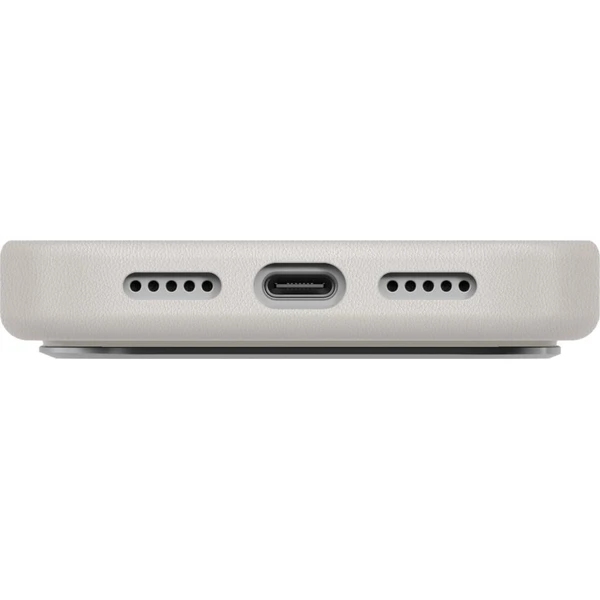 UNIQ-Lyden-Premium-Leatherette-MagClick-MagSafe-kryt-iPhone-17-Pro-Clay