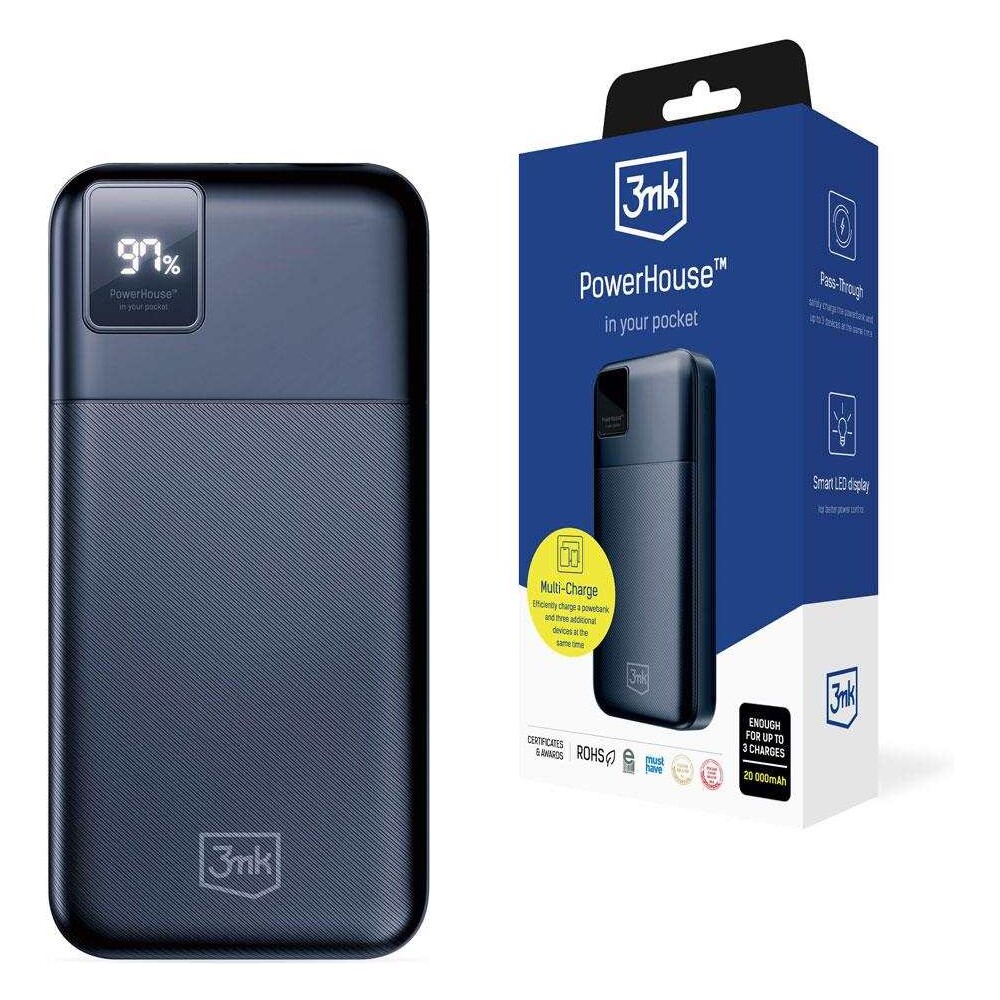 3mk-PowerHouse-powerbanka-20000-mAh-cerna