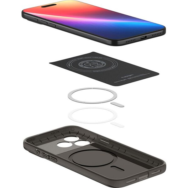 Spigen-Thin-Fit-MagSafe-kryt-iPhone-17-Pro-Max-gunmetal