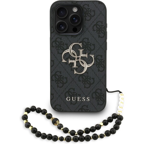 Guess-PU-4G-Metal-Logo-Strap-kryt-iPhone-15-Pro-Max-cerny