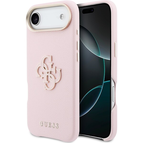 Guess-PU-Resin-Logo-kryt-iPhone-Air-ruzovy