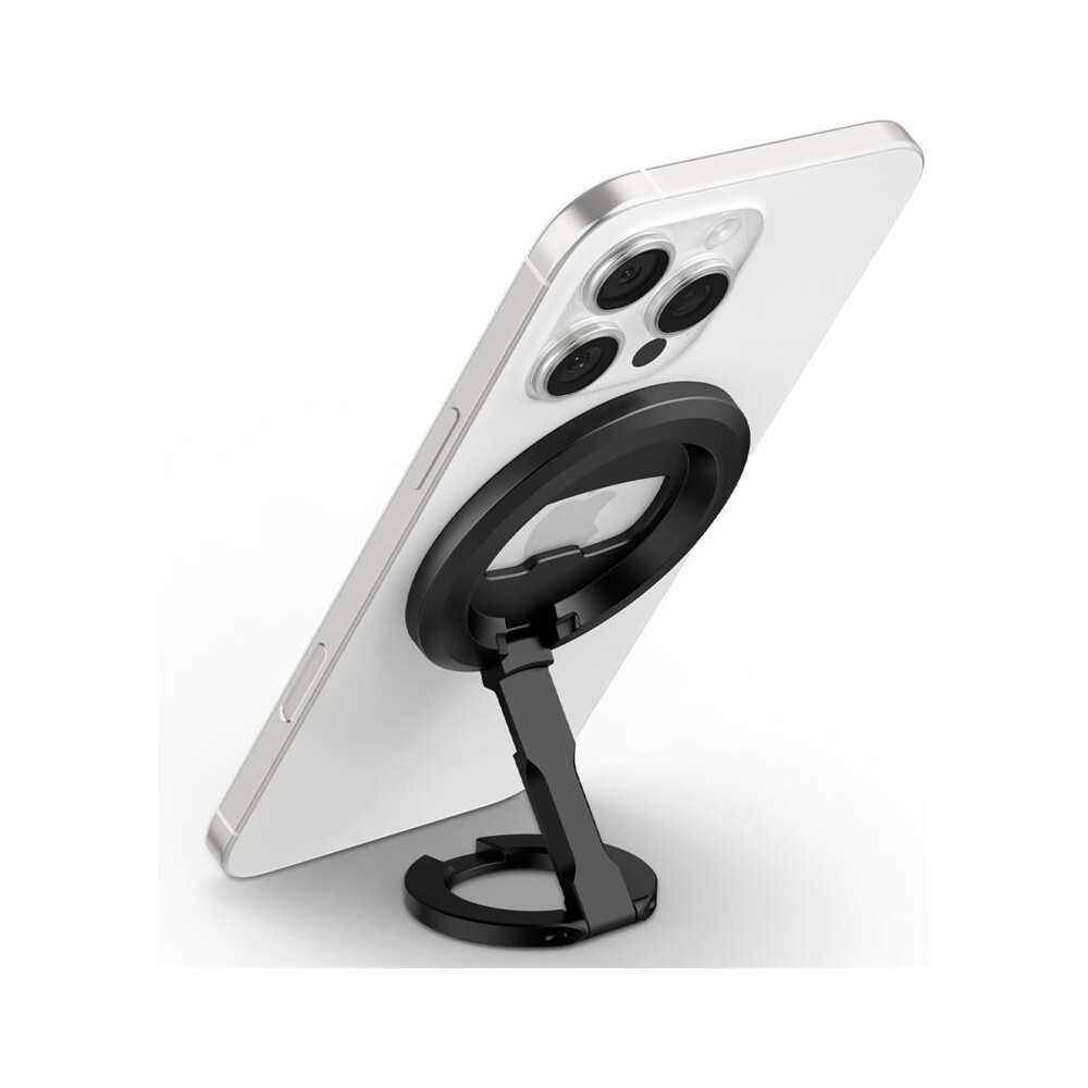 Spigen-O-Mag-Magnetic-Phone-Holder-MagSafe-stojanek-cerny