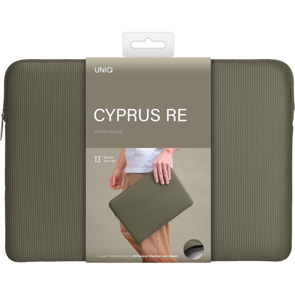 UNIQ-Cyprus-Ridge-Edition-neoprenove-pouzdro-pro-MacBook-notebook-13-14-Dark-Sage-Green