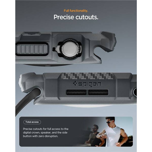 Spigen-Rugged-Armor-2-pouzdro-Apple-Watch-11-46mm-dark-gray