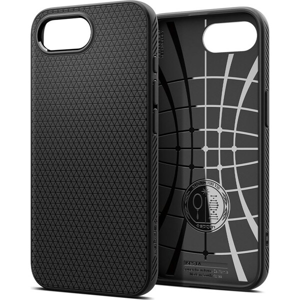 Spigen-Liquid-Air-kryt-iPhone-17e-16e-matne-cerny