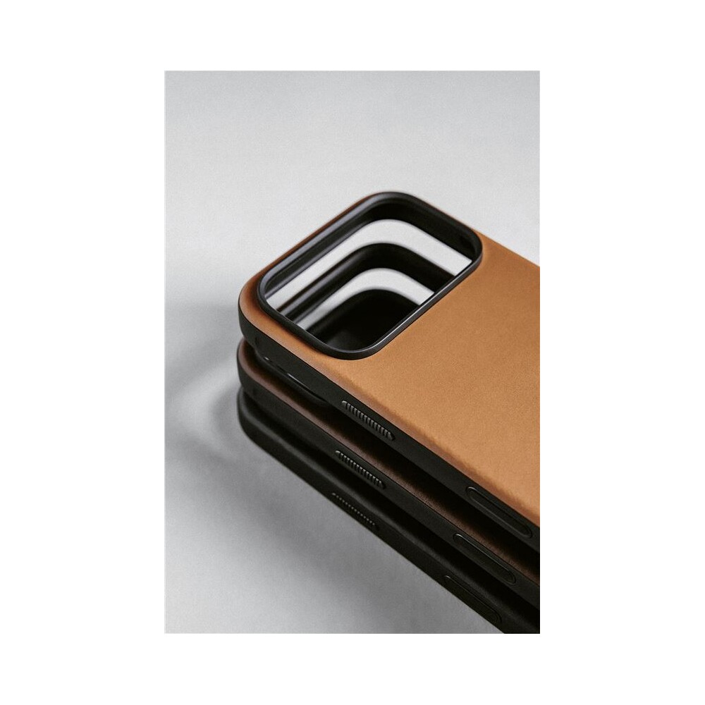 Nomad-Modern-Leather-Case-MagSafe-kozeny-kryt-iPhone-17-Pro-Max-English-Tan