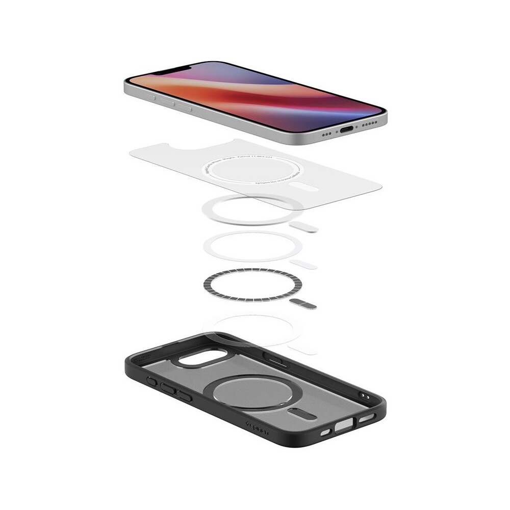 Spigen-Crystal-Hybrid-MagSafe-kryt-iPhone-17e-16e-frost-black