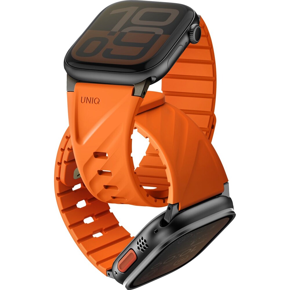 UNIQ-Fluo-Magneticky-reminek-pro-Apple-Watch-49-40mm-Volt-Orange